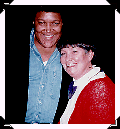 Chubby Checker and Lois Munch photograph