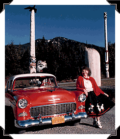 Lois, Poodle Skirt and 57 Chevy