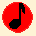 Musical note graphic